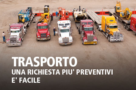 TRASPORTO UNA RICHIESTA PIU' PREVENTIVI E' FACILE