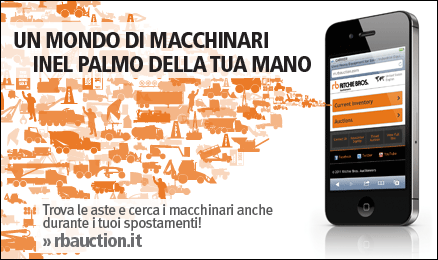 Un mondo di macchinari Inel palmo della tua mano - Trova le aste e cerca i macchinari anche durante i tuoi spostamenti!- rbauction.it
