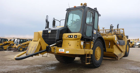 2015 Caterpillar 627K motor scrapers sold by Ritchie Bros. 2015 Caterpillar 627K motor scrapers sold by Ritchie Bros.