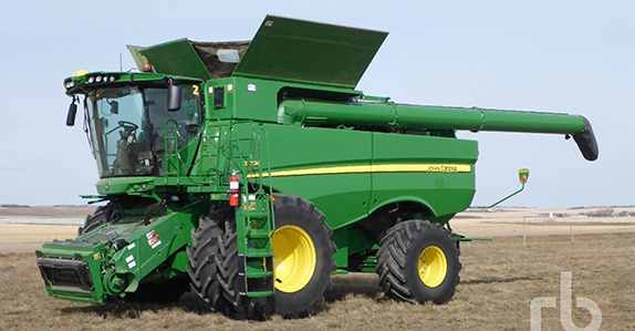 2018 John Deere S790 combine sold by Ritchie Bros. Auctioneers. 2018 John Deere S790 combine sold by Ritchie Bros. Auctioneers.