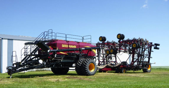 Agriculture equipment for sale at Ritchie Bros. Seed Hawk air drills for sale