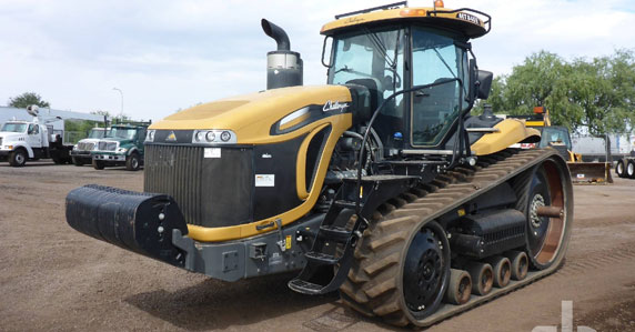 Caterpillar 745C dump truck 2015 Challenger MT845E track tractors sold by Ritchie Bros.