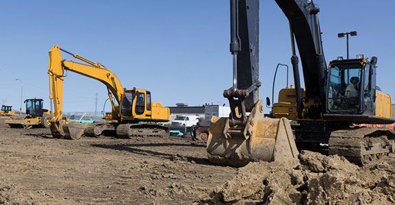 A wide variety of heavy equipment sells at Ritchie Bros. auctions
