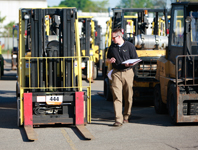 Used forklift for sale at our upcoming auctions